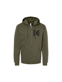 YOU DID NOT WAKE UP TODAY TO BE A WEAK ASS BITCH® GREEN ZIP UP