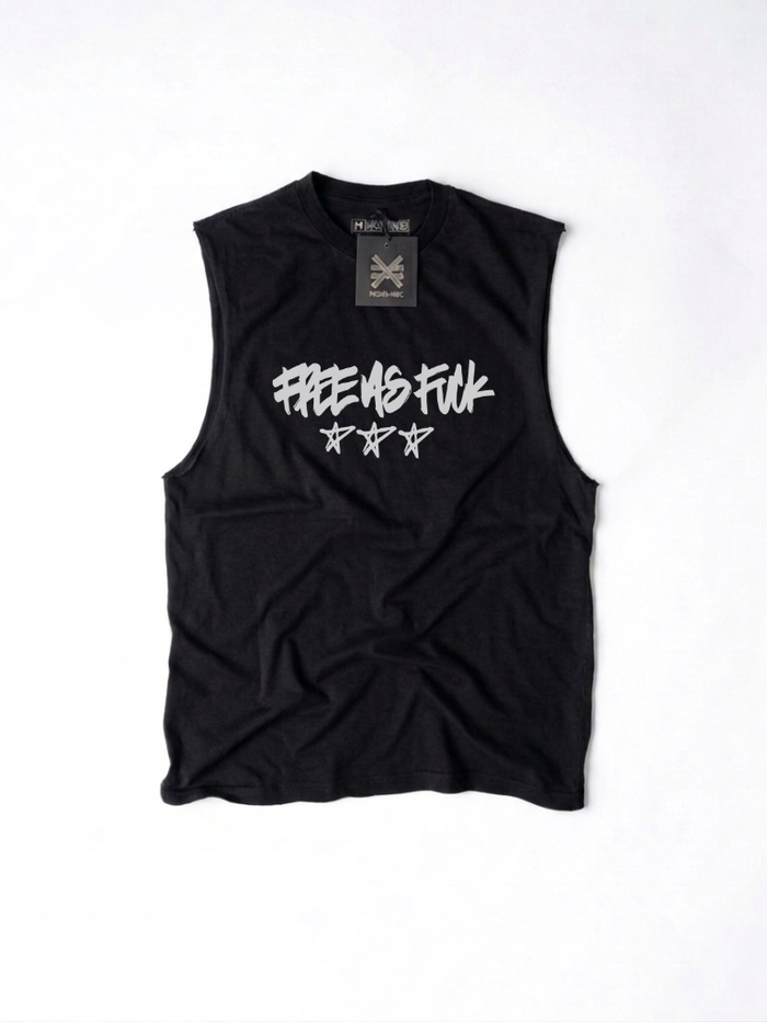 FREE AS FUCK SLEEVELESS TEE