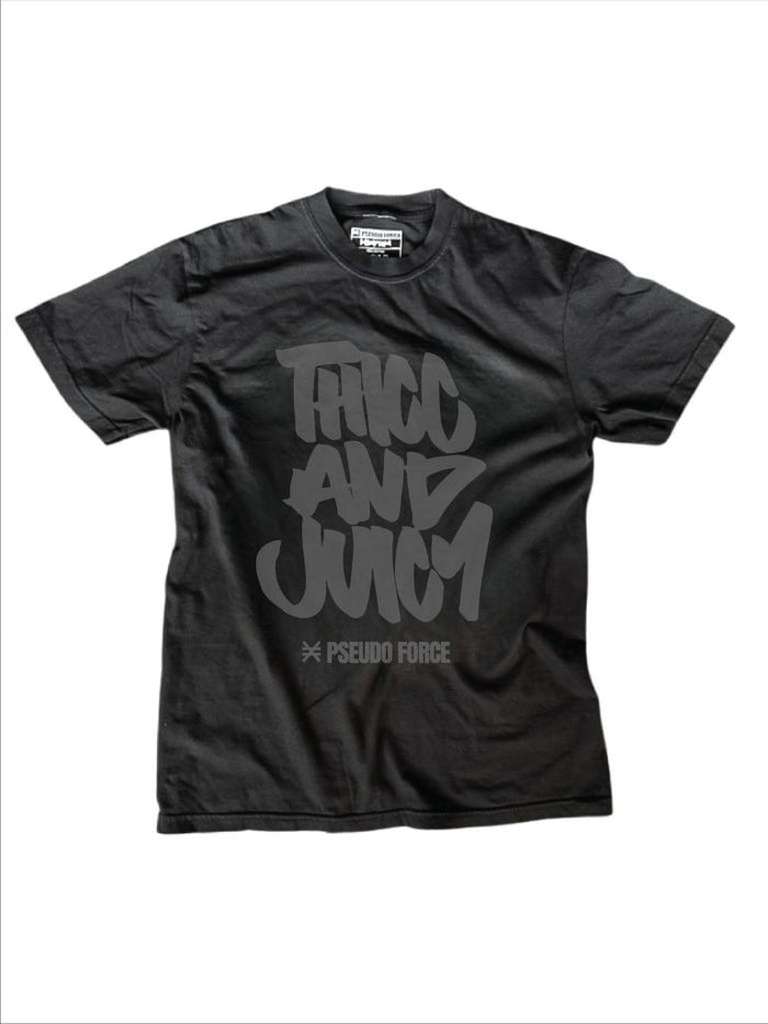 THICC AND JUICY BLACKOUT TEE