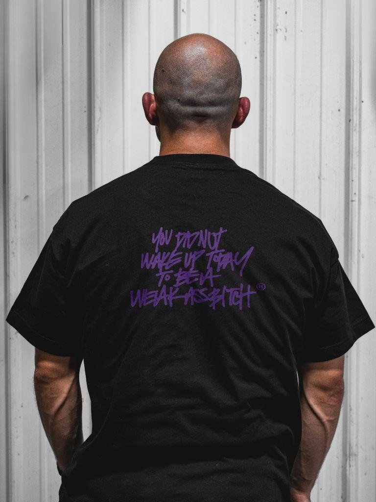WEAK ASS BITCH BLACK + PURPLE TEE