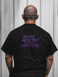 WEAK ASS BITCH BLACK + PURPLE TEE