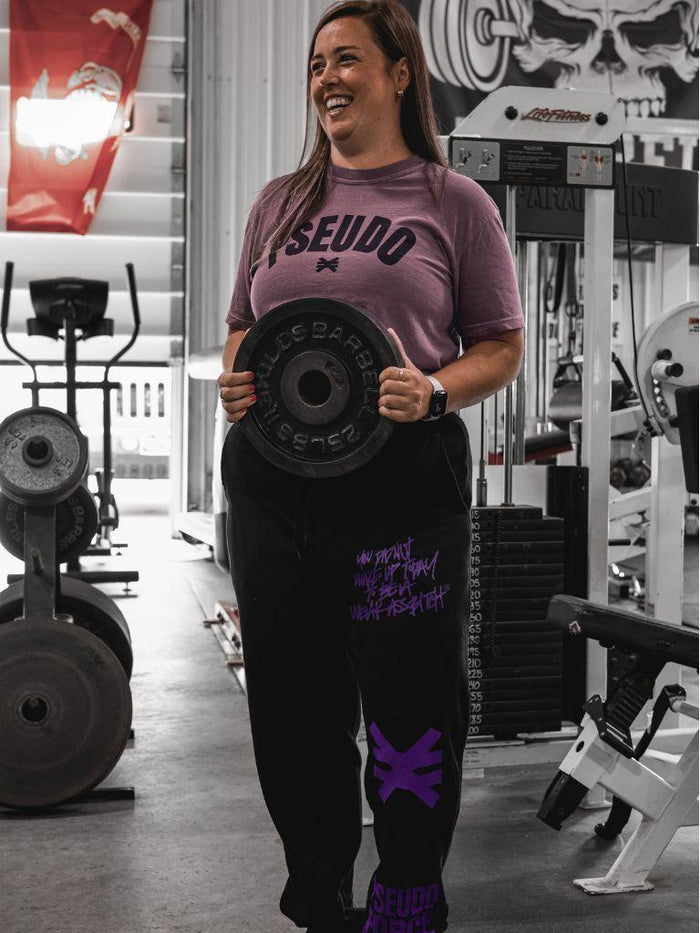 PURPLE WAB SWEATPANTS