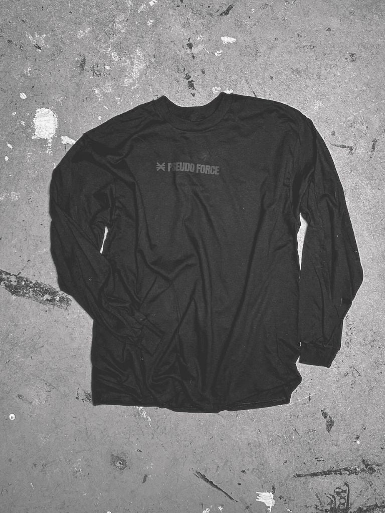 YOU DID NOT WAKE UP TODAY TO BE A WEAK ASS BITCH® BLACKOUT LONG SLEEVE TEE