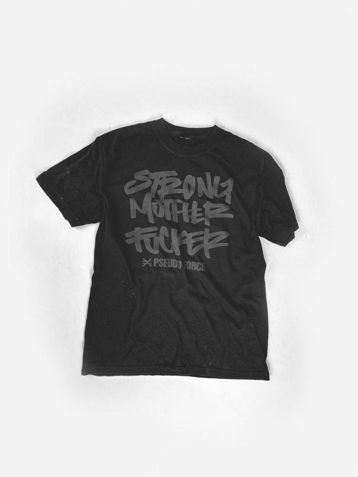 STRONG MOTHER FUCKER BLACKOUT TEE