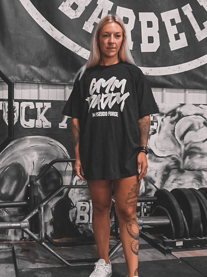 GYM DADDY BLACK TEE