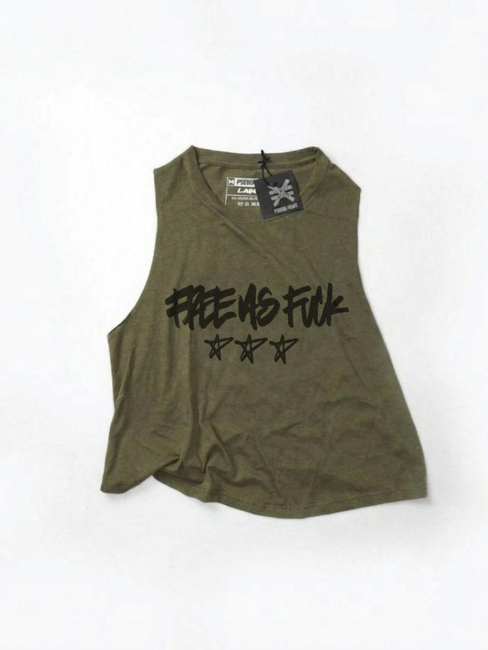 FREE AS FUCK CROP TANK