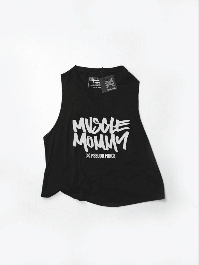 MUSCLE MOMMY CROP TANK