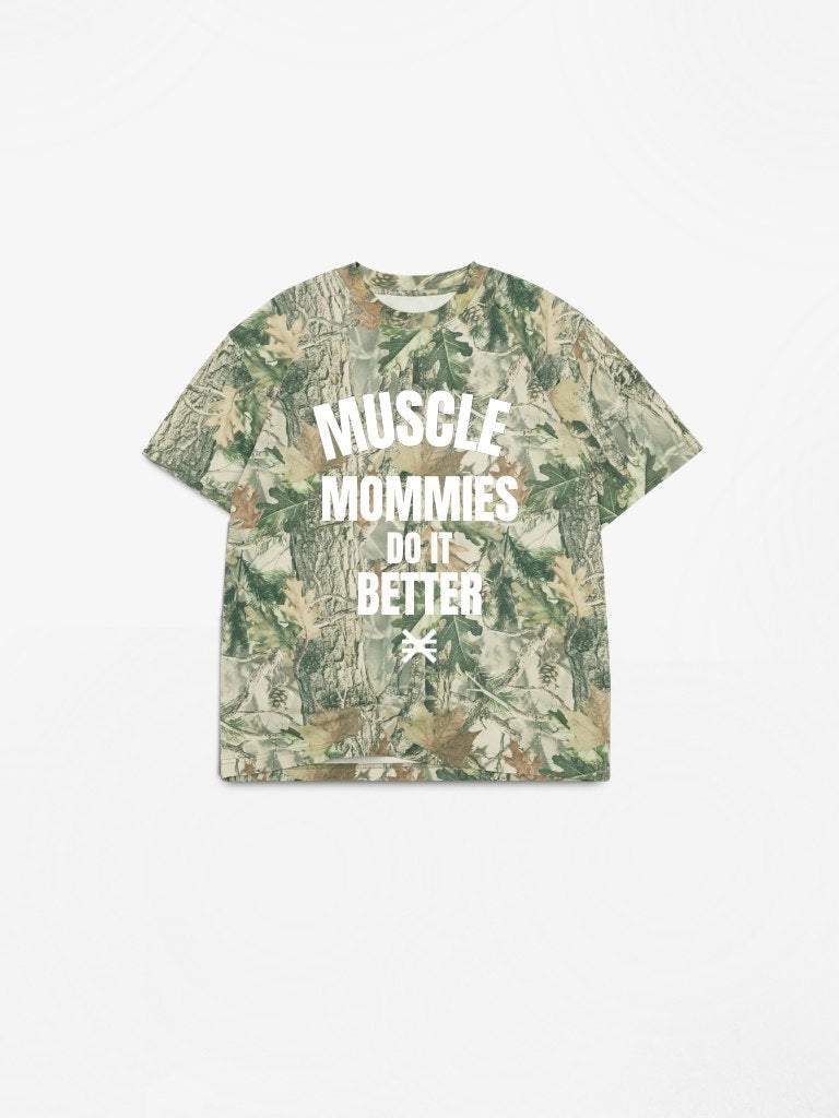 MUSCLE MOMMIES DO IT BETTER CAMO TEE