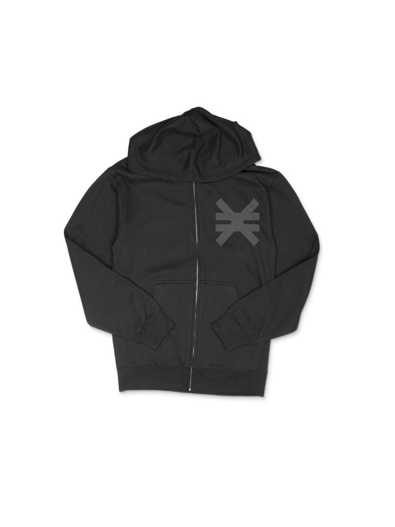 FUCK AROUND + FIND OUT BLACKOUT ZIP UP HOODIE