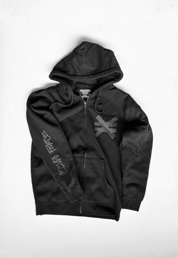PSEUDO FORCE® BLACKOUT ZIP HOODIE