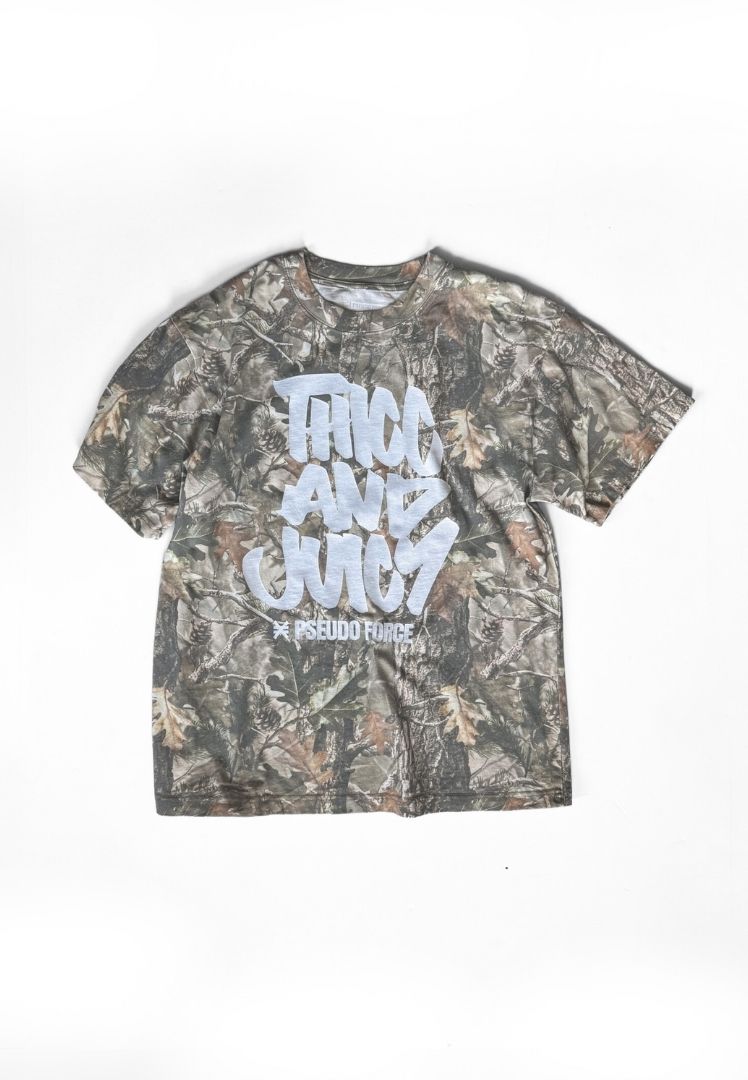 THICC AND JUICY CAMO TEE