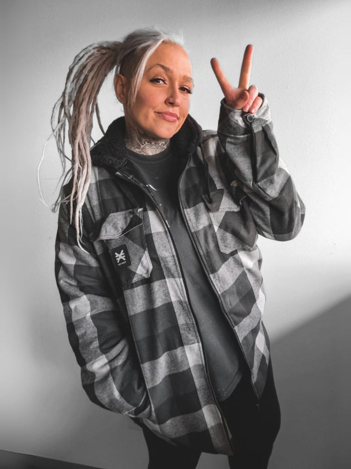 PSEUDO FLANNEL JACKET