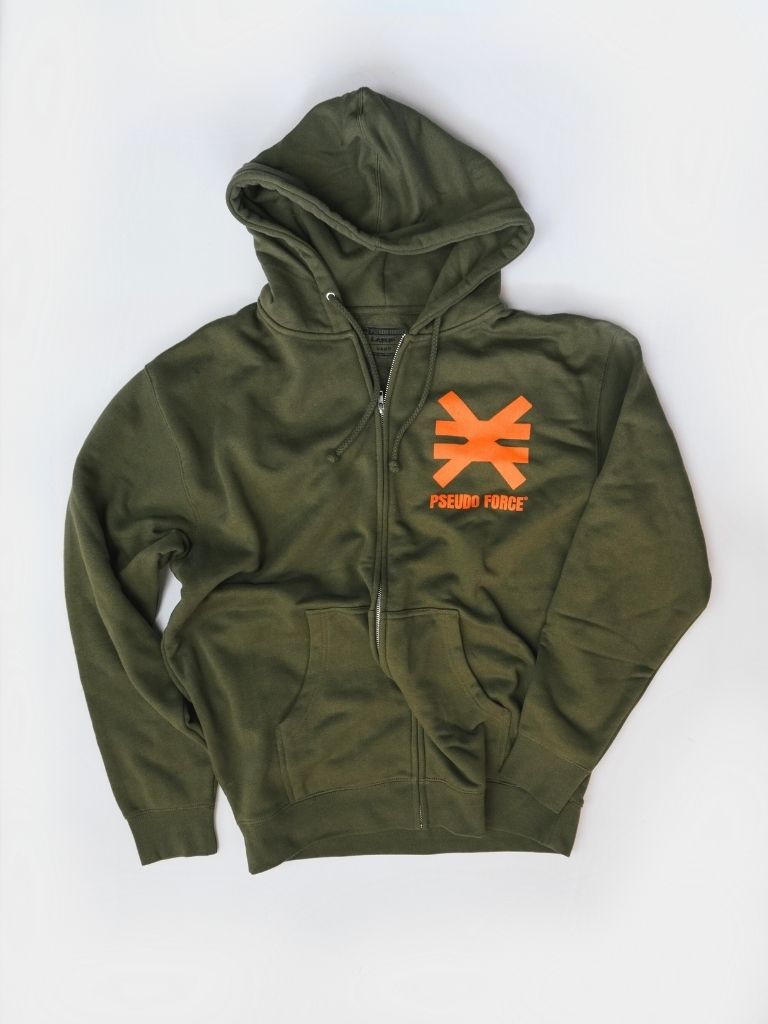 PSEUDO FORCE® LOGO ZIP HOODIE