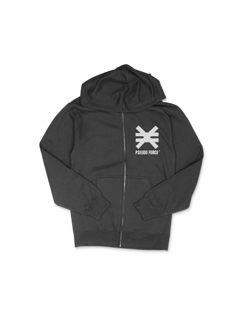 YOU DID NOT WAKE UP TODAY TO BE A WEAK ASS BITCH® BLACK ZIP HOODIE